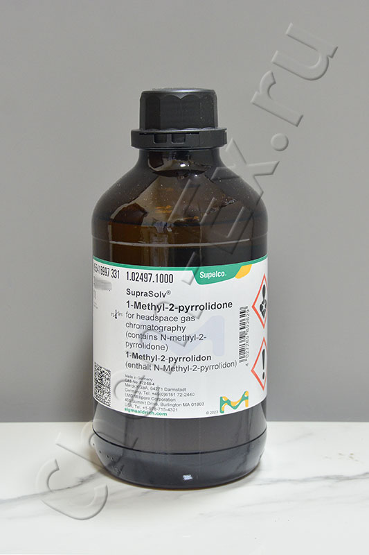 1-Метил-2-пирролидон для газовой хроматографии SupraSolv® (Merck 1.02497.1000), 1 л в Уфе
