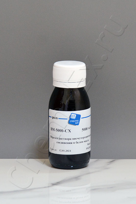СО массовой доли висмута в минеральном масле ВМ-5000-СХ (5000 ppm), 50 см3