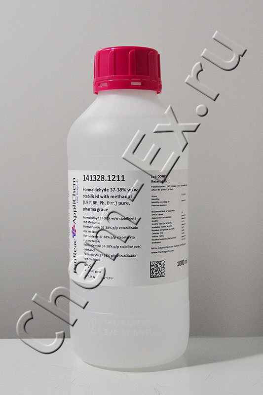 Формалин 37-38 % стабилизированный Ph. Eur. (Panreac 141328.1211), 1 л в Уфе