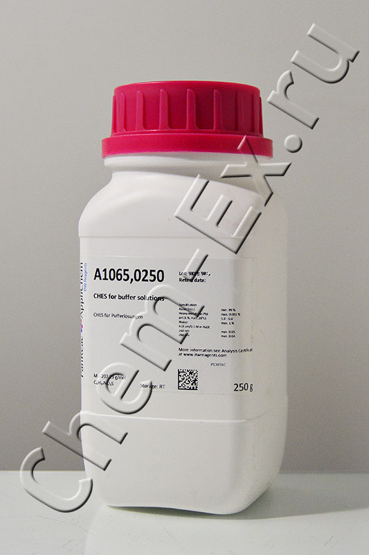 Циклогексиламино-2-этансульфоновая кислота (CHES), Buffer grade, (AppliChem A1065,0250), 250 г