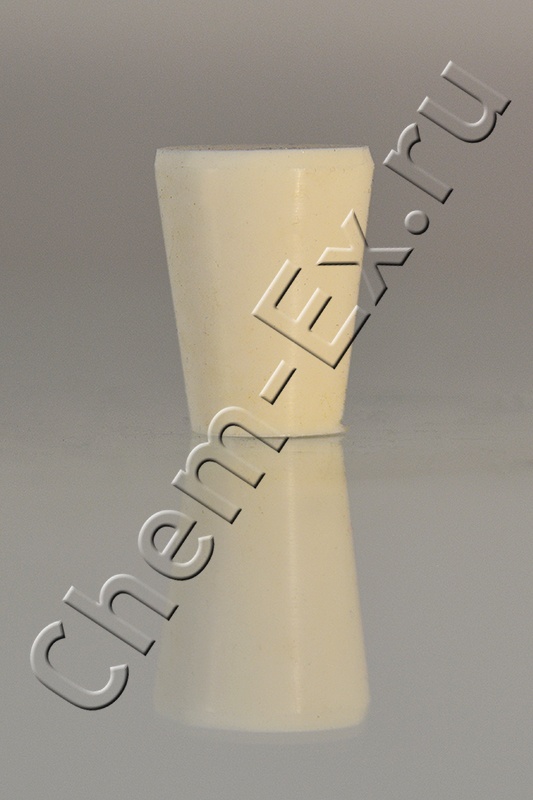 Пробка силиконовая №14 (12,5/18 мм, h=24 мм), без канала в Уфе