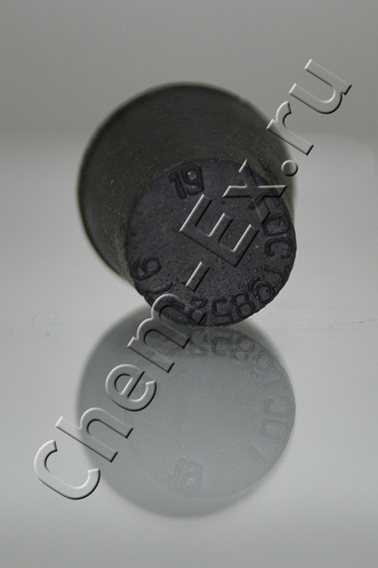 Пробка резиновая № 19 (d=17/23 мм,h=30 мм) m=13,9 г в Уфе