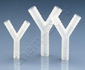 Переходник для трубок Y-образный, для трубок с вн d 10-11мм  d отв 7,3 мм, ПП (Vitlab 80468) в Уфе