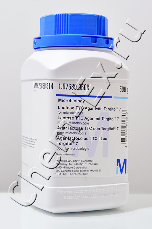 Агар лактозный ТТХ с тергитолом, уп/500 гр. (Merck 1.07680.0500)  