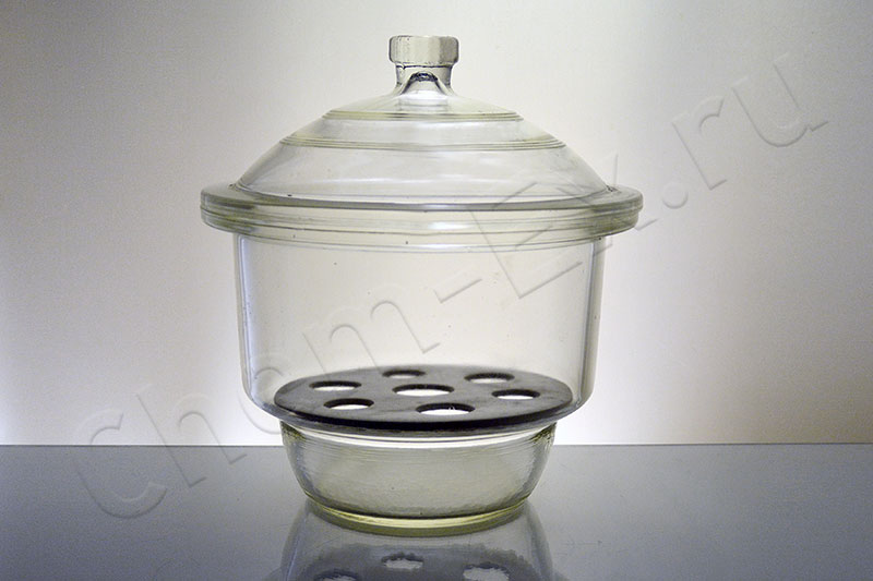 Эксикатор 2-180 мм, без краника, светлое стекло (Greetmed 10004801)