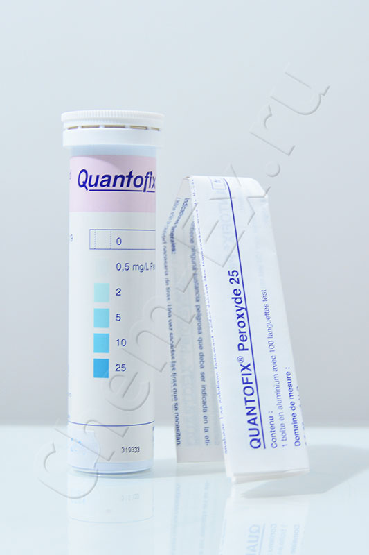 Бумага индикаторная Quantofix Пероксид 25, 0-25 мг/л (Macherey-Nagel 91319) 100 шт/упак в Уфе