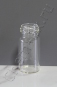 Виала 10 мм, светлое стекло, d 22,5х46 мм, круглое дно, с резьбой ND18 (арт. HM-1046G) в Уфе