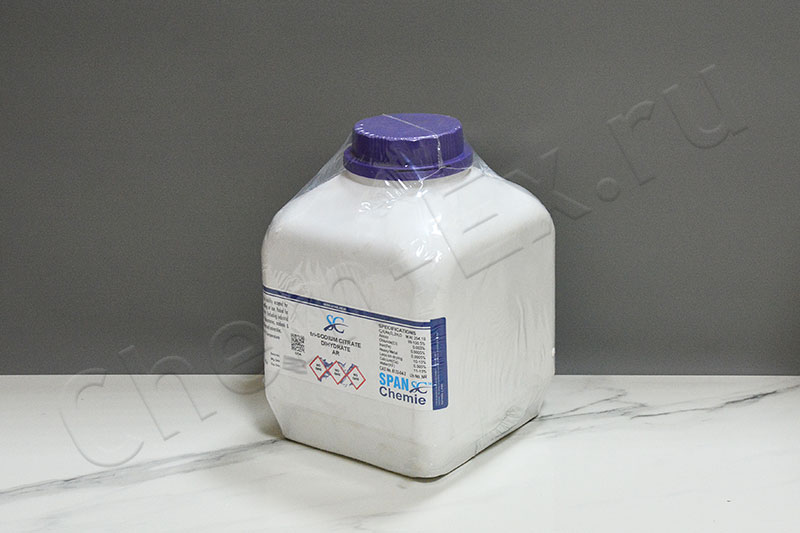 Натрий лимоннокислый 3-зам. 2-водн. USP, BP, 99% AR/ACS (SC0878) 5 кг в Уфе