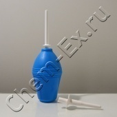 Груша (спринцовка) пластизольная мед. Б № 8, с двумя наконечниками, 220 мл в Уфе