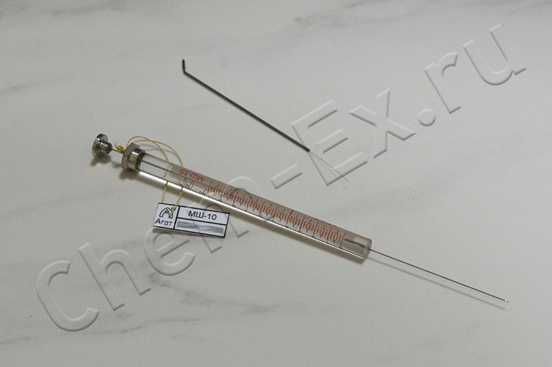 Микрошприц МШ-10 10 мкл, без направляющей, c поверкой (Агат) в Уфе