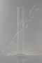 Цилиндр  250 мл с нос., рельефная шкала, класс А, d = 44 мм, h = 315 мм,  ПМП Vitlab (65004)