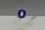 Крышка для виал синяя с отверстием d 9 мм, с септой из белого PTFE / красного силикона (арт. HM-0722 в Уфе