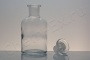 Склянка с притертой пробкой 125 мл (светл. стекло, узк. горло) (1401)